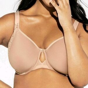 Elomi 4383 Charley Spacer T Shirt Bra Underwire Beige Size 40K  US